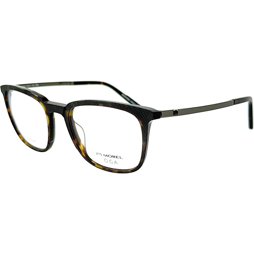 Morel OGA 10152O Mens Plastic Eyeglass Frame TG08 Havana 55-21